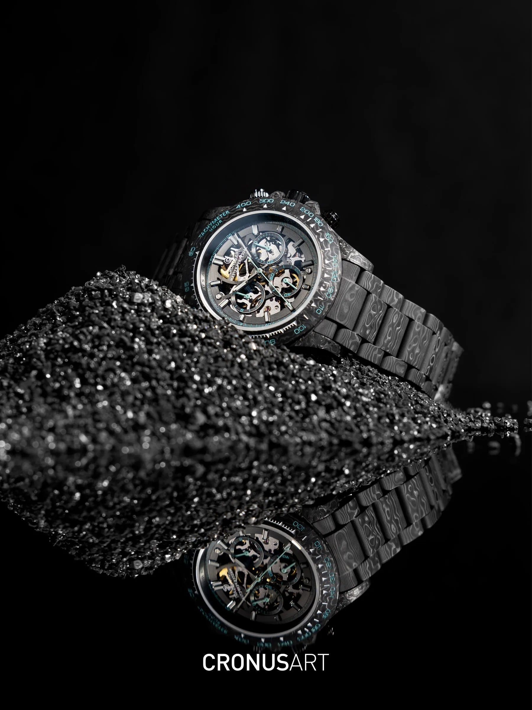 Копия часов CronusArt NTPT Carbon Fiber Watch Limited edition CM016-027