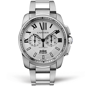 Копия часов Cartier Calibre de Cartier Chronograph 42 W7100045