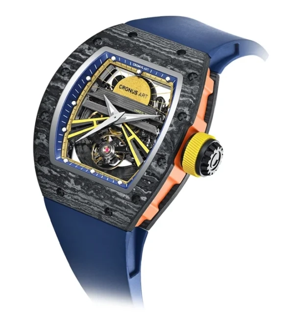 Копия часов CronusArt NTPT Carbon Fiber Watch CM36-001