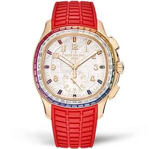 Копия часов Patek Philippe Aquanaut Luce "Rainbow" Chronograph Joaillerie 7968/300R-001