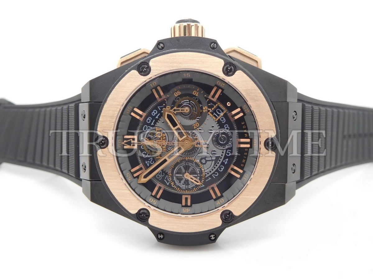 Копия часов Hublot King Power Unico Ceramic Gold 48mm 701.CO.0180.RX