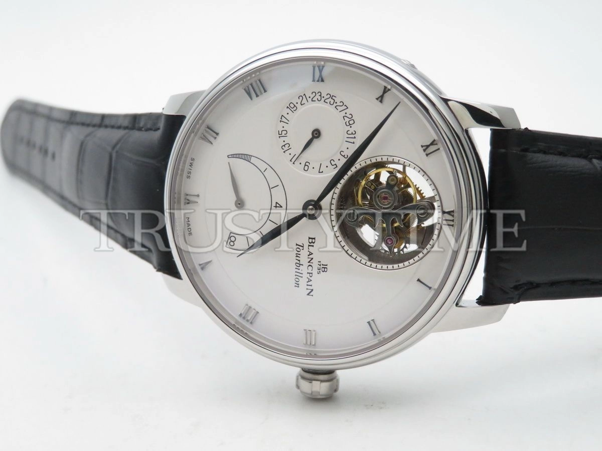 Копия часов Blancpain Villeret Complicated Villeret Tourbillon 6025-1542-55B