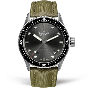 Копия часов Blancpain Fifty Fathoms Bathyscaphe 5000-1110-K52A