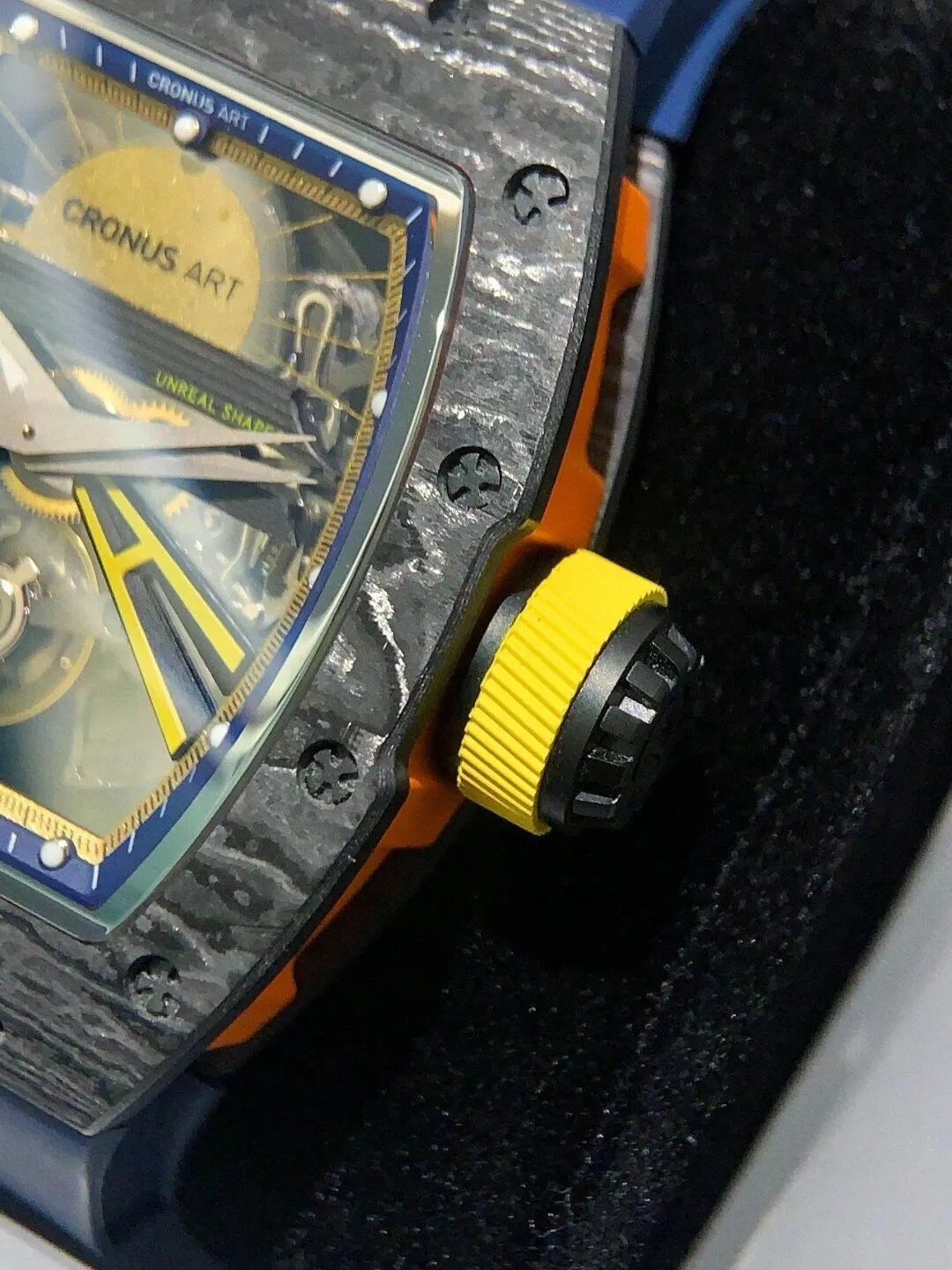Копия часов CronusArt NTPT Carbon Fiber Watch CM36-001