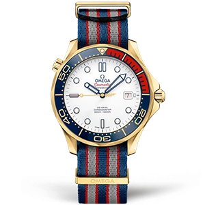Копия часов Omega Seamaster Diver 300m Co‑Axial Chronometer Commanders’ Watch 41mm 212.62.41.20.04.001