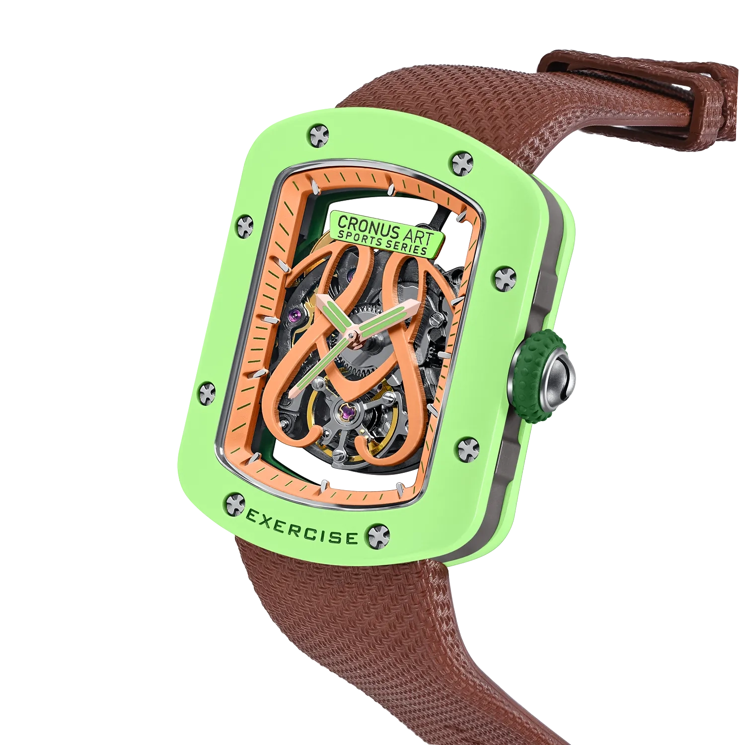 Копия часов CronusArt Carbon Watch CM017-002