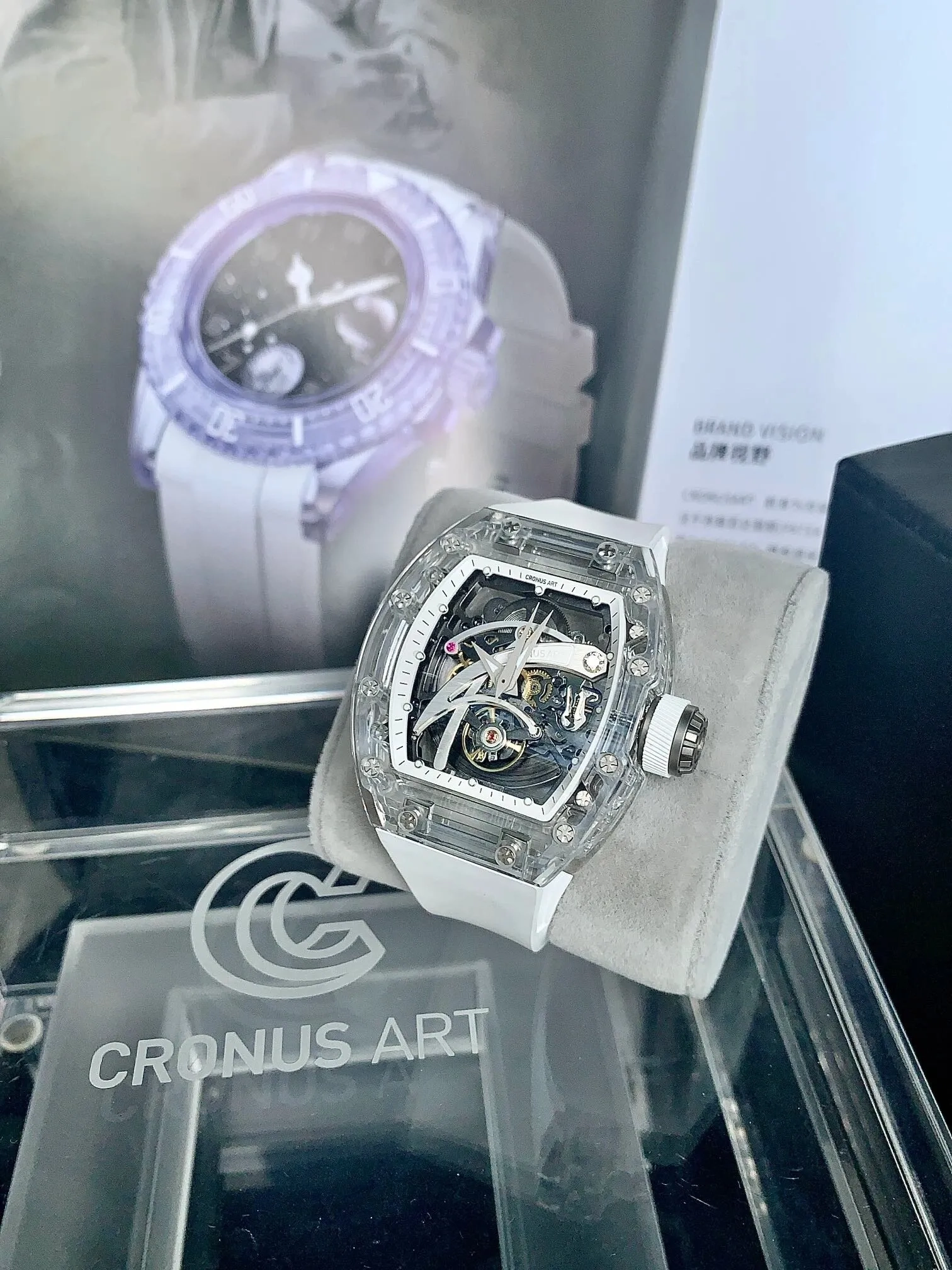 Копия часов CronusArt Sapphire Watch CM08-010