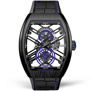 Копия часов Franck Muller Vanguard Tourbillon V45-T-SQT-TTNRBR-BL
