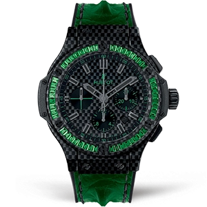 Копия часов Hublot Big Bang Carbon Bezel Baguette Tsavorites 44mm 301.QX.1791.HR.1922