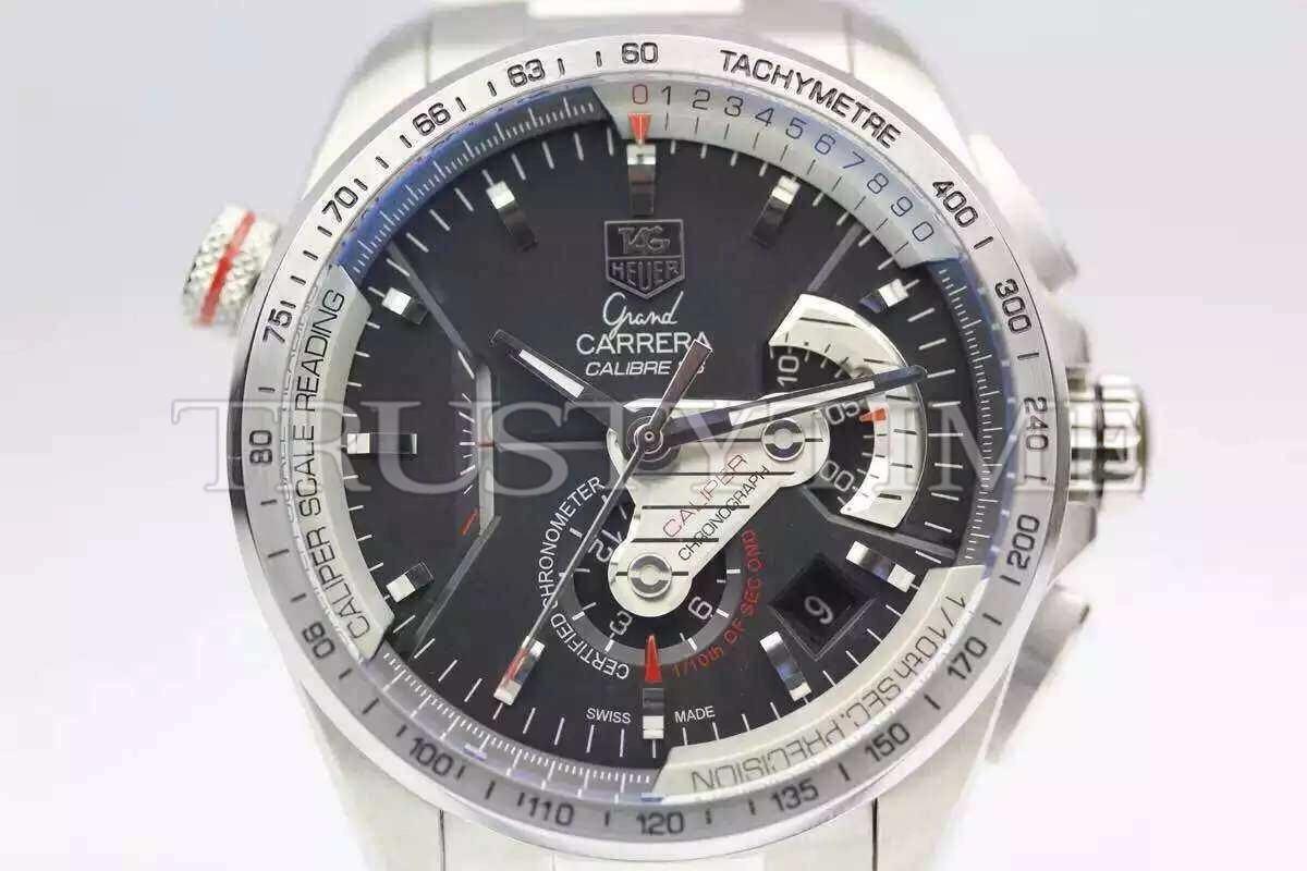 Копия часов Tag Heuer Grand Carrera Calibre 36 RS2 43mm CAV5115.BA0902