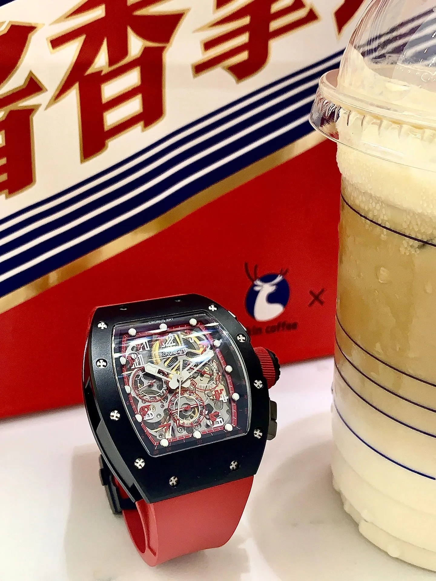 Копия часов CronusArt Carbon Watch CM09-010