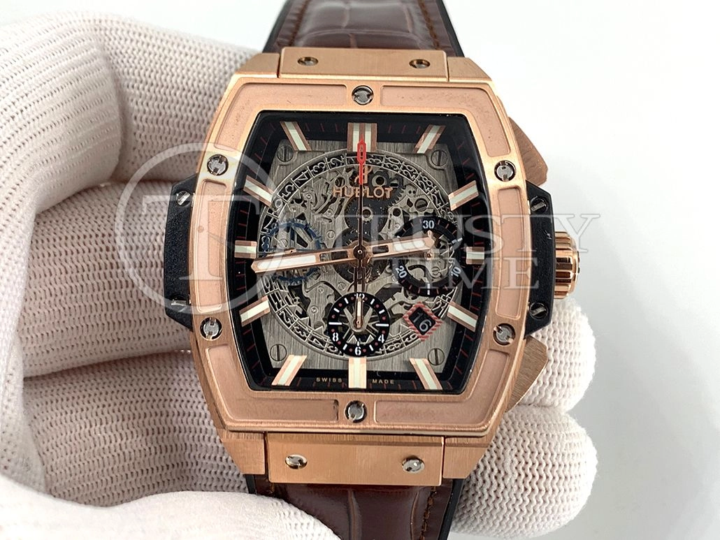 Копия часов Hublot Spirit of Big Bang 45 King Gold 601.OX.0183.LR