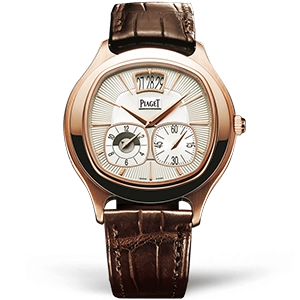 Копия часов Piaget Emperador Coussin Dual Time 42mm G0A32017