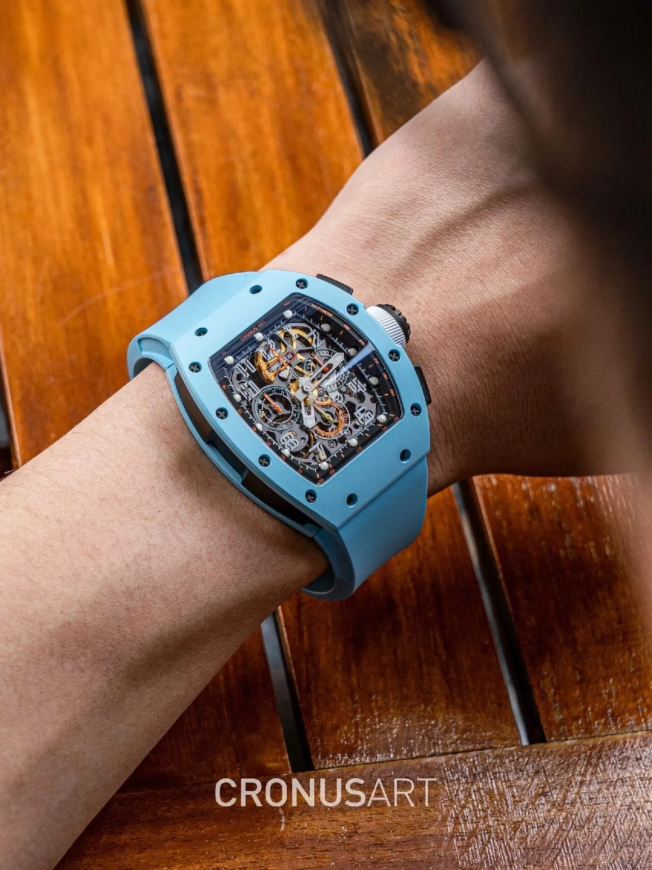 Копия часов CronusArt Carbon Watch CM09-015