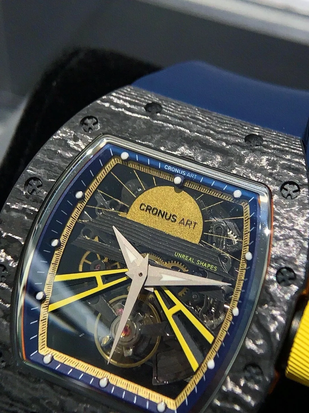 Копия часов CronusArt NTPT Carbon Fiber Watch CM36-001