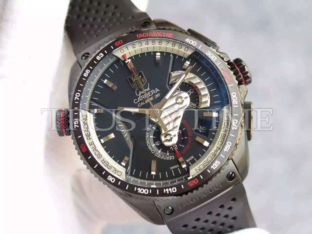 Копия часов Tag Heuer Grand Carrera Calibre 36 RS2 43mm CAV5115.FT6019