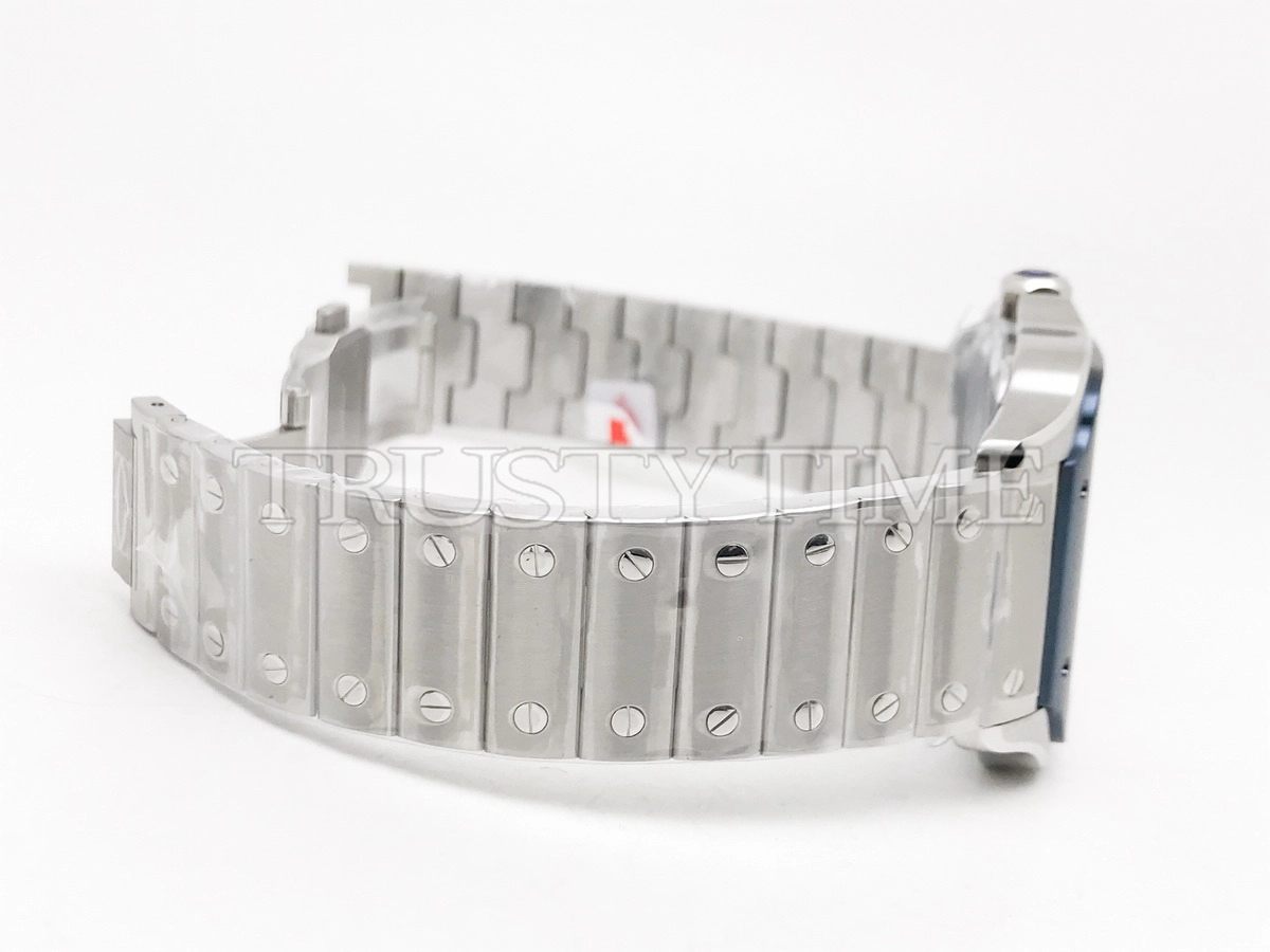 Копия часов Cartier Santos de Cartier Large Skeleton 40mm WHSA0026