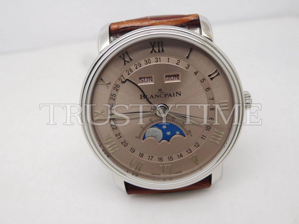 Копия часов Blancpain Villeret Quantième Complet 6654-1504-55A