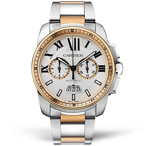Копия часов Cartier Calibre de Cartier Chronograph 42 W7100042