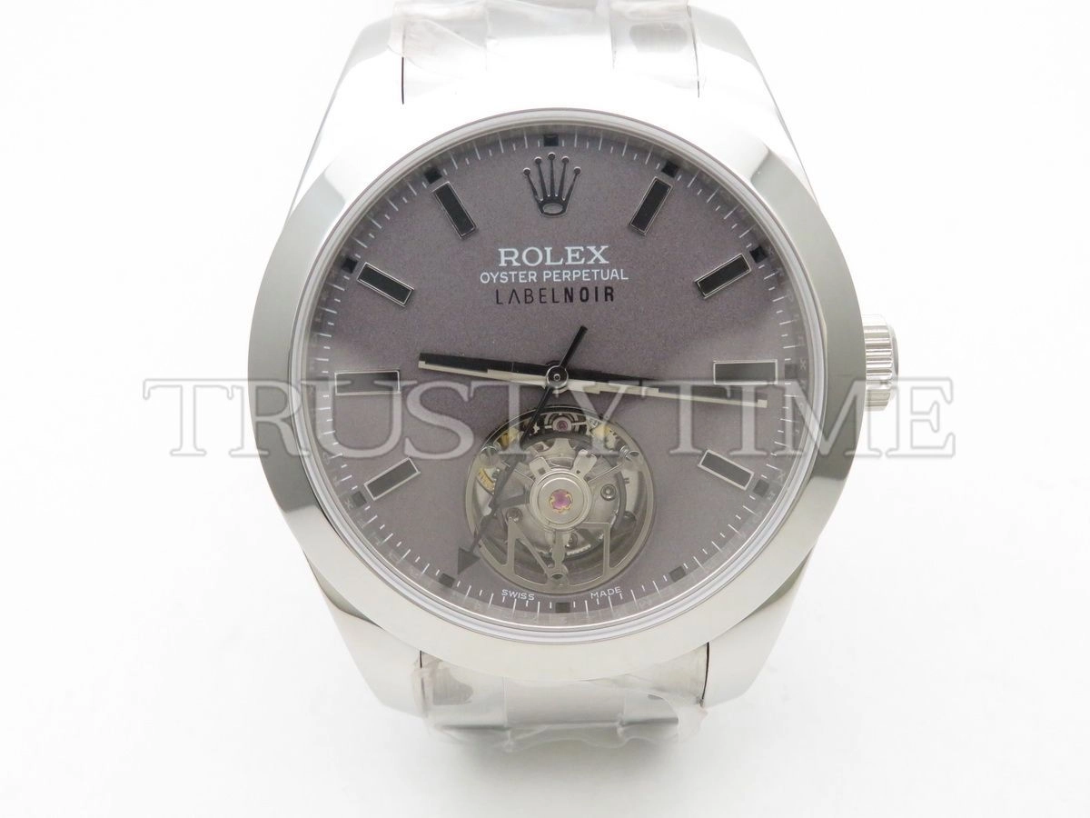 Копия часов Rolex Milgauss Label Noir Tourbillon 43mm