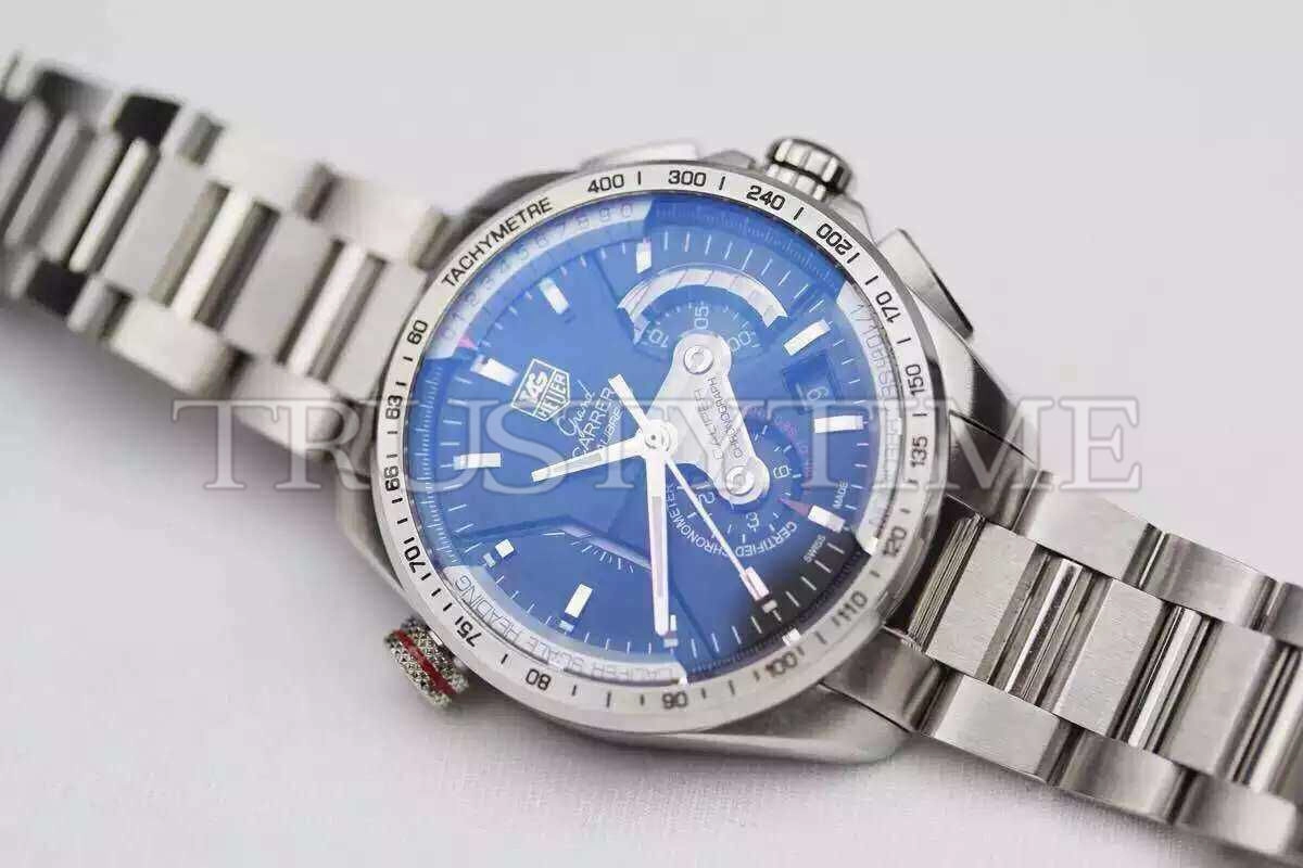 Копия часов Tag Heuer Grand Carrera Calibre 36 RS2 43mm CAV5115.BA0902
