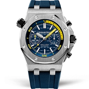 Копия часов Audemars Piguet Royal Oak Offshore Diver Chronograph Blue 26703ST.OO.A027CA.01