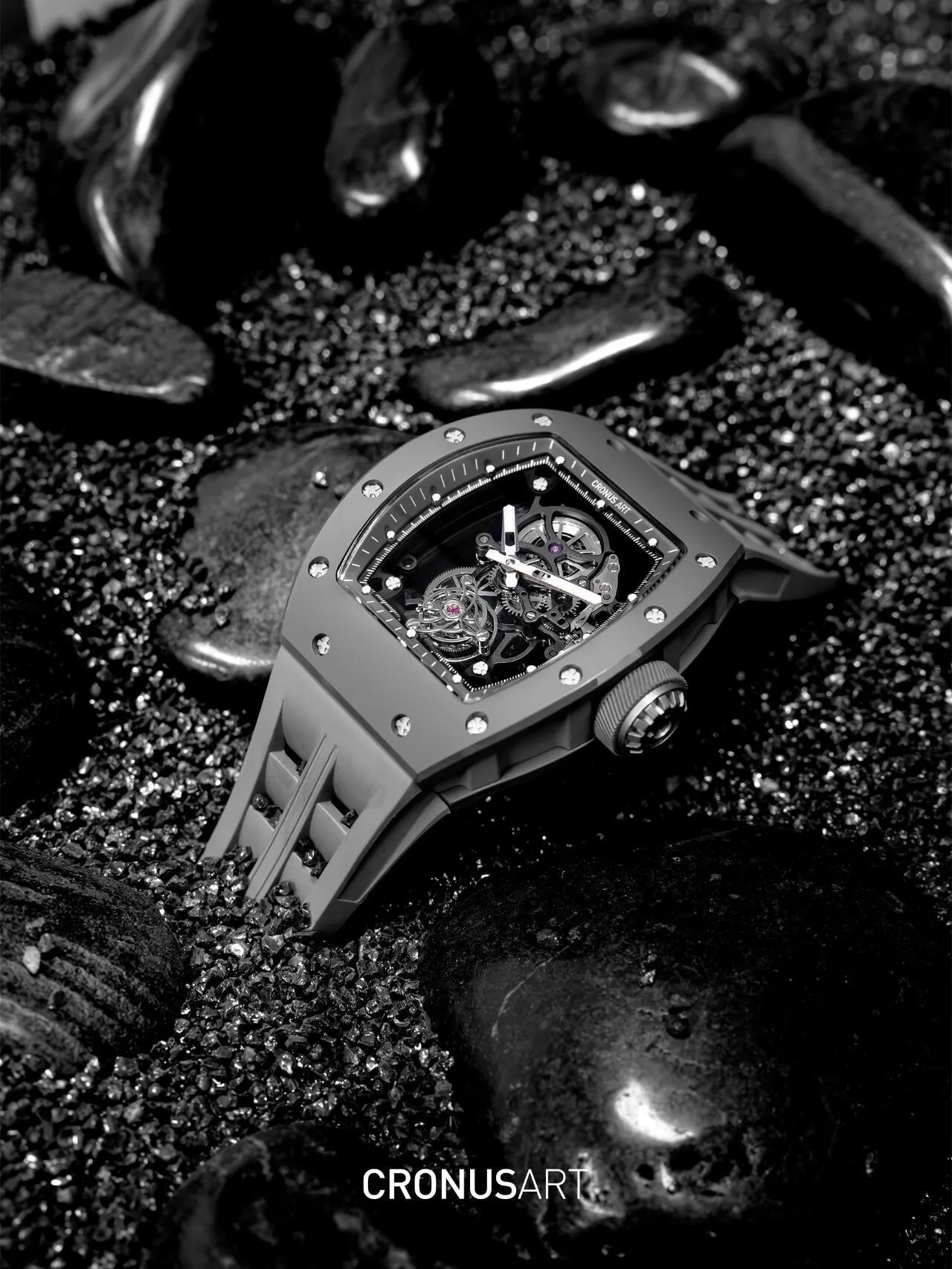 Копия часов CronusArt Ceramic Watch CM007-022