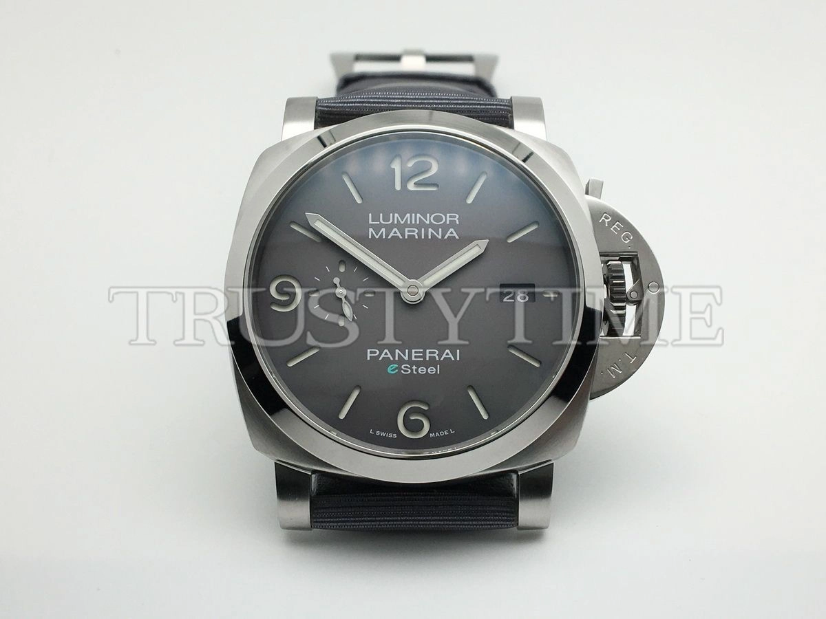 Копия часов Panerai Luminor 1950 Marina 3 Days Automatic eSteel Grigio Roccia 44mm PAM01358