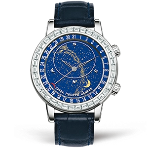 Копия часов Patek Philippe Grand Complications Celestial Sky Moon 44mm 6104G-001