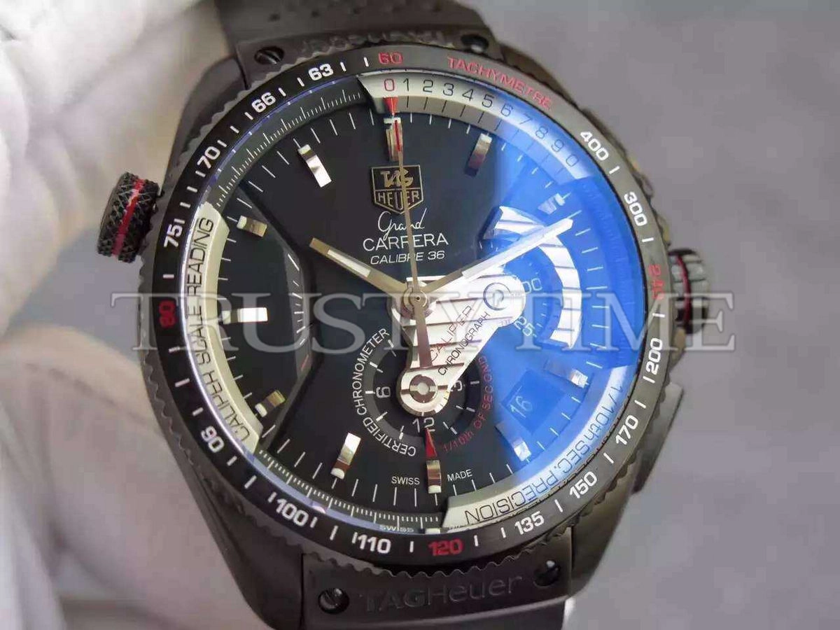 Копия часов Tag Heuer Grand Carrera Calibre 36 RS2 43mm CAV5115.FT6019
