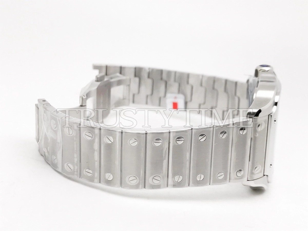 Копия часов Cartier Santos de Cartier Large Skeleton 40mm WHSA0015