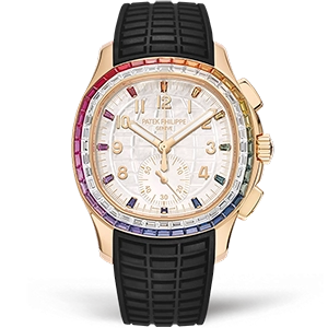 Копия часов Patek Philippe Aquanaut Luce "Rainbow" Chronograph Joaillerie 7968/300R-001