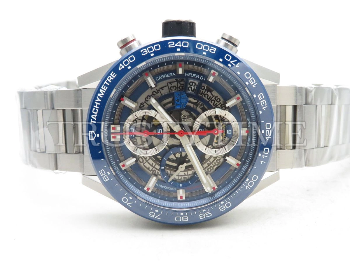 Копия часов Tag Heuer Carrera Calibre Heuer 01 43mm CAR201T.BA0766