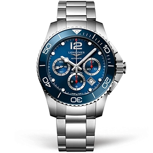 Копия часов Longines Sport Hydroconquest Automatic Chronograph 43mm L3.883.4.96.6